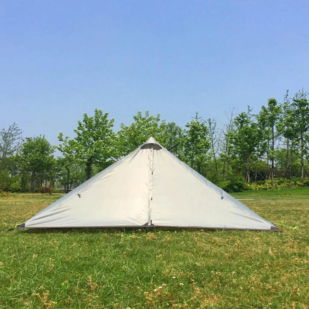 Gray White Waterproof Camping Tent Z737