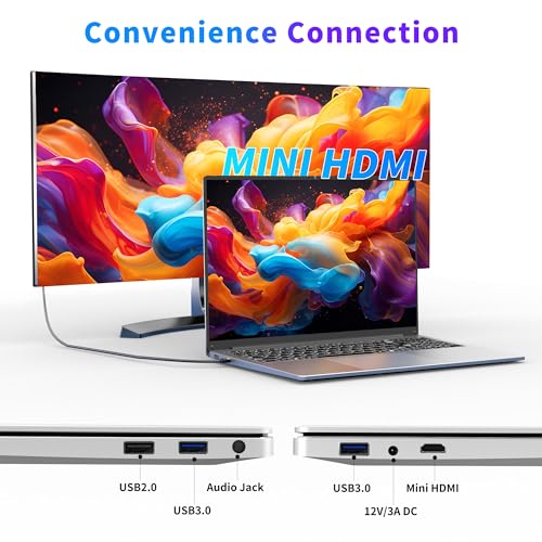 16 Inch Laptop Computer with 16GB RAM 1TB SSD N100 Processor FHD 1920 * 1200 Backlit Keyboard Windows 11 Pro Fingerprint Unlock C99103