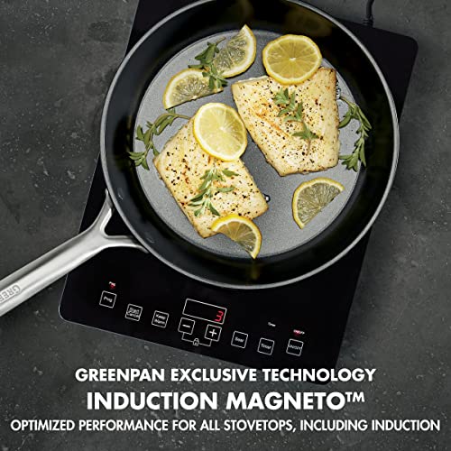 Black 10" Healthy Ceramic Nonstick Frying Pan U741