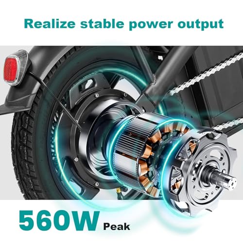 14" Mini Foldable Electric Bicycle with 560W Motor H138