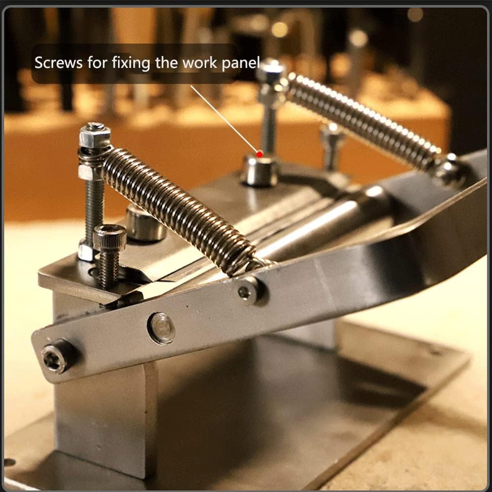Leather Splitter Manual Leather Skiver Peeler Adjustable Splitte Machine Leather Working Tools N532828