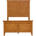 Twin Panel Bed in Aged Oak L5074