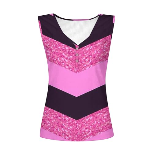 Womens' Crewneck Sleeveless Loose Fit Basic Tanks M54447