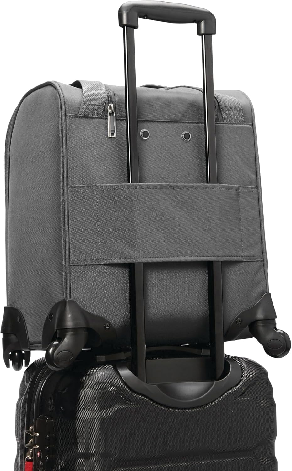 Charcoal 16"H x 13"W x 8"D Rolling Suitcase M433