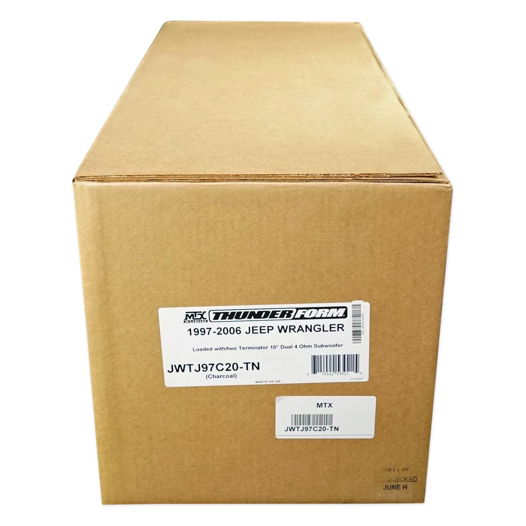 Dual 10" Subwoofers Sealed Sub Box Enclosure F785250