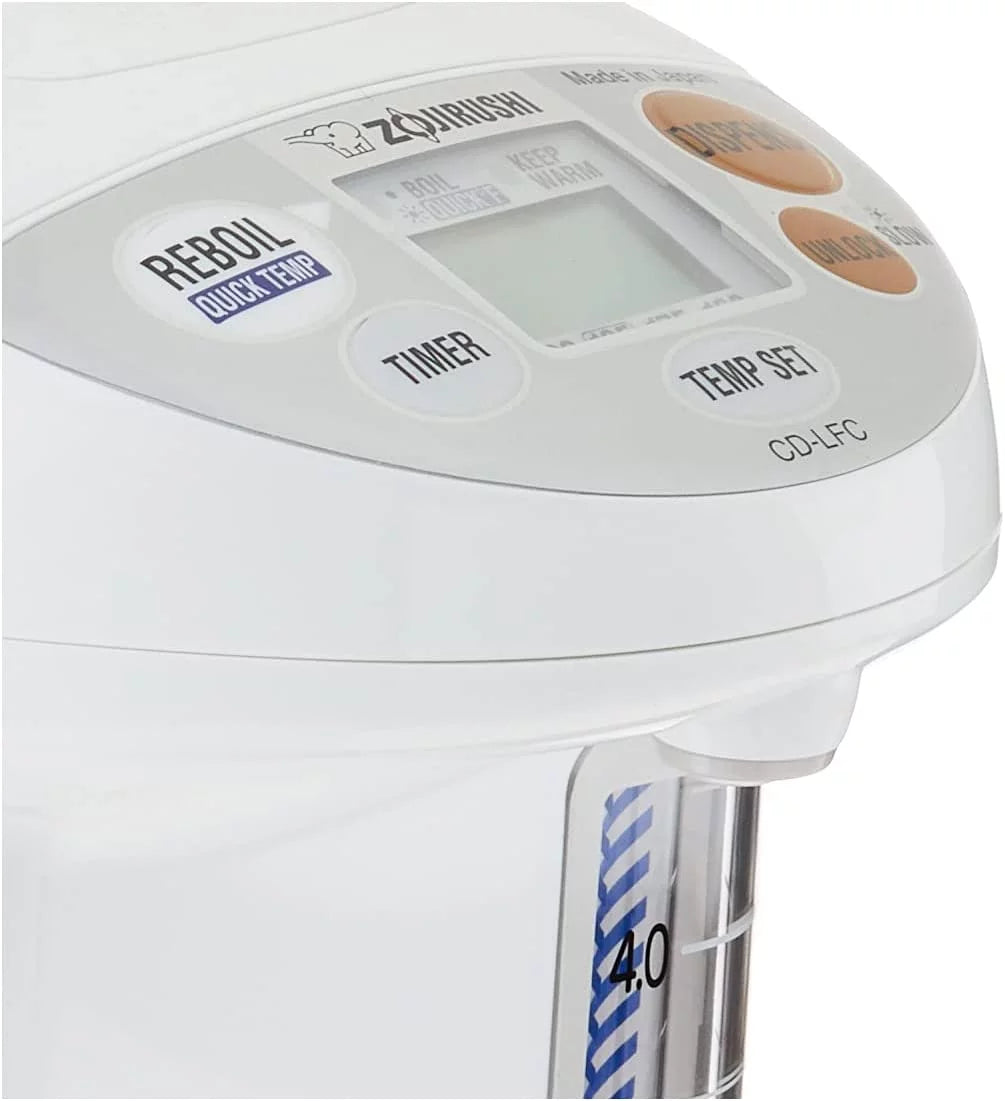 White 169 oz 5.0 L Water Boiler and Warmer R9715