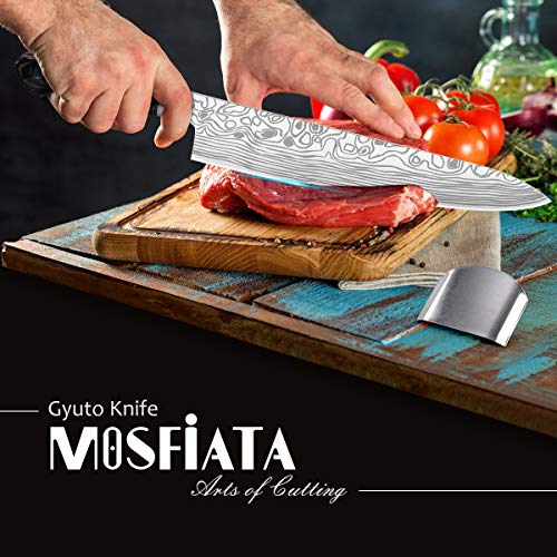 10 Inch German High Carbon Stainless Steel Chef Knife with Micarta Handle A929268