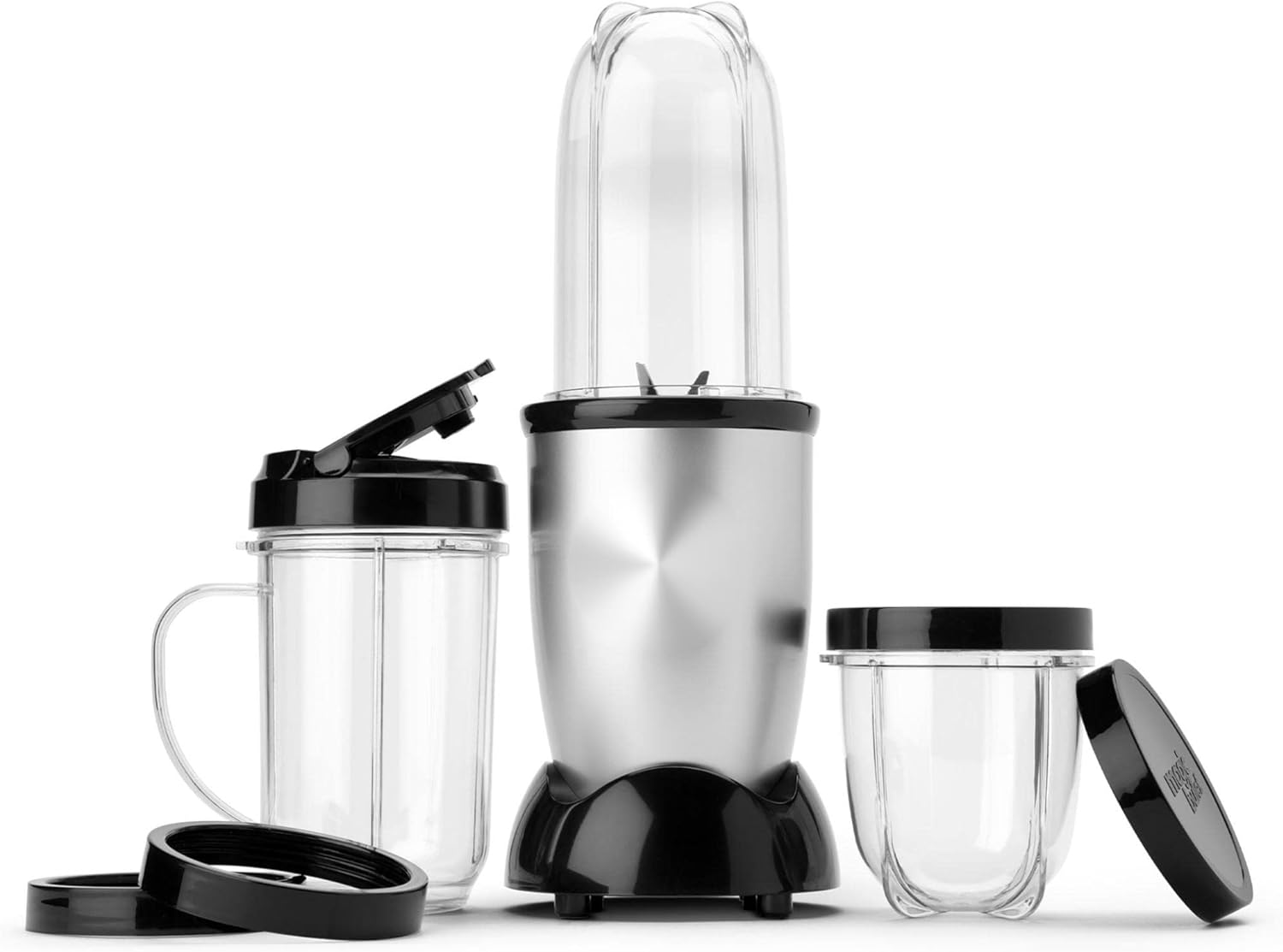 11 Piece Personal Blender Silver Black P138
