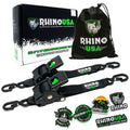 2" x 10' Retractable Ratchet Straps (2-Pack) I787