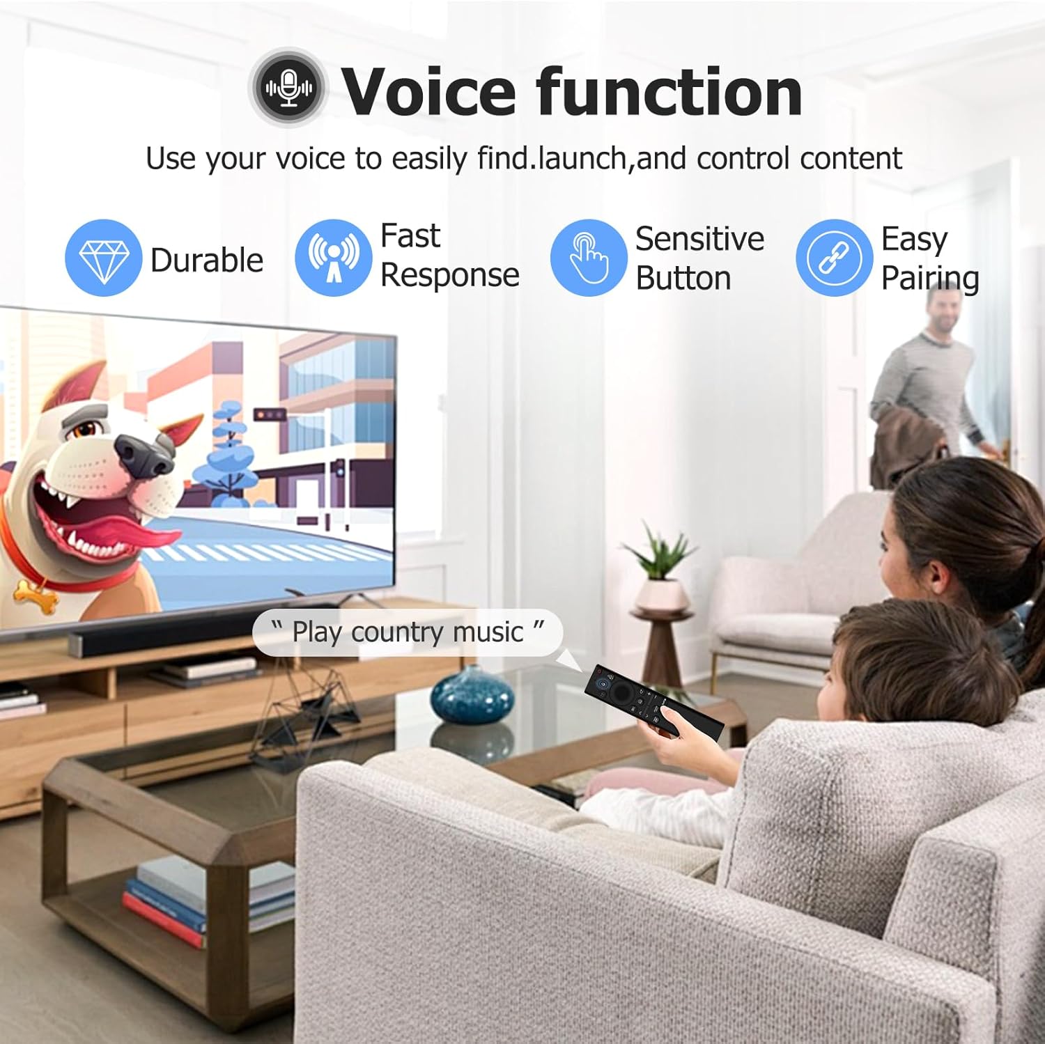 Voice Remote for Samsung Smart TV N385900