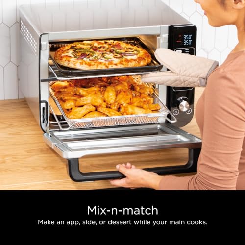 12-in-1 Double Oven with FlexDoor, Stainless Steel D602