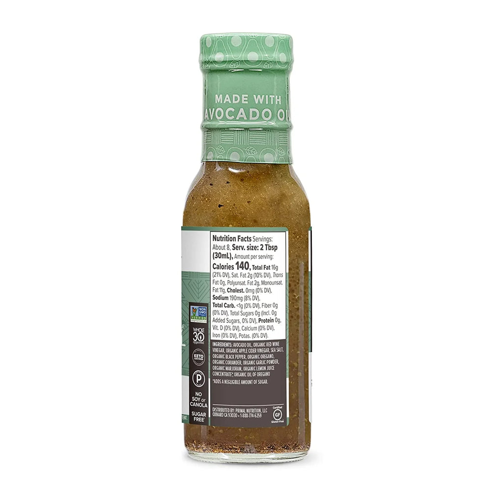 Greek Vinaigrette & Marinade with Avocado Oil 8 fl oz Pack of 2 Y5470