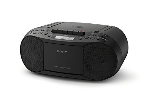Black CD and Tape Boombox with Radio A602010