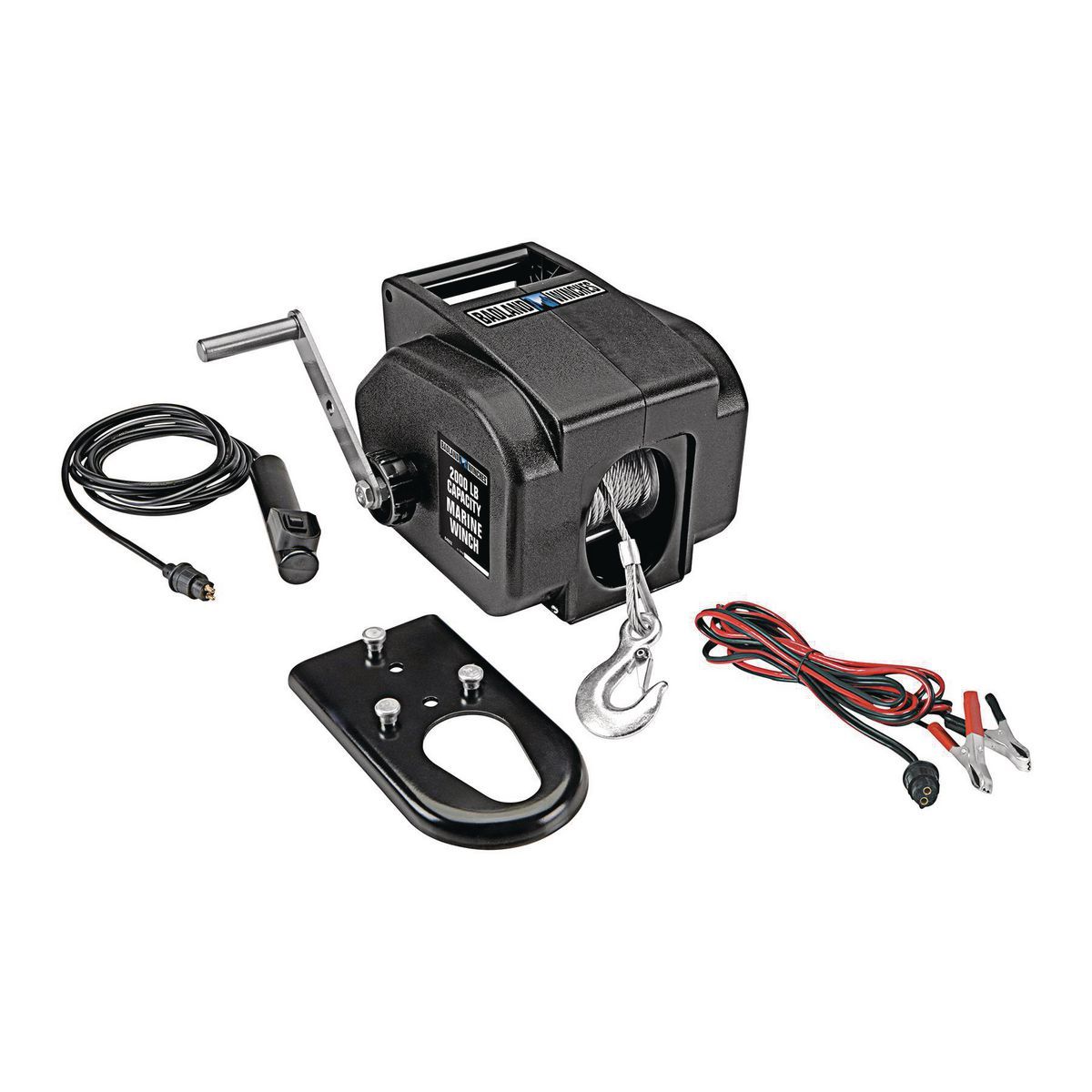 2000 lb. Marine Electric Winch J56474