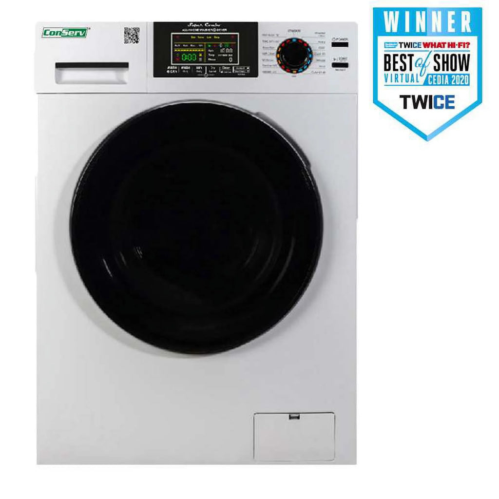 Compact 18 lbs Combo Washer Dryer 1400 RPM White R76364