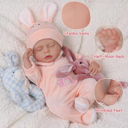 12 Inch Silicone Full Body Reborn Baby Dolls W2532