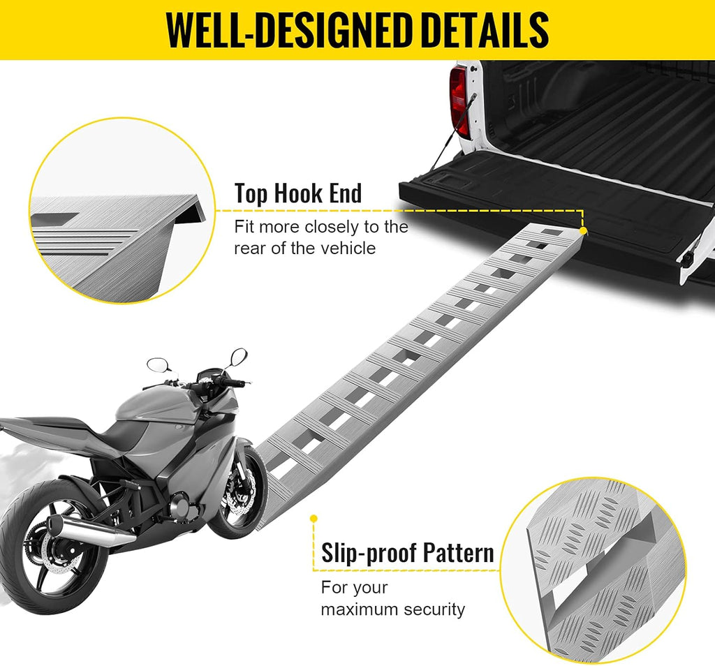 84x14 Inch Aluminum Ramps 1 Pair E8134