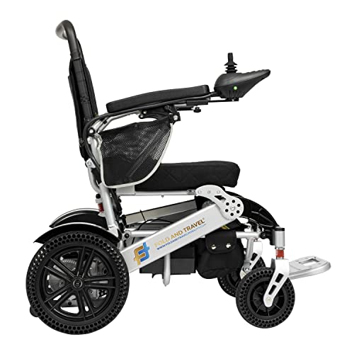 Silver Foldable Power Wheelchair E898107