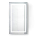 LED Medicine Cabinet 24 Inch X 36 Inch Mirror Cabinet with Dimmer Defogger 3X Makeup Mirror Outlet USB R535