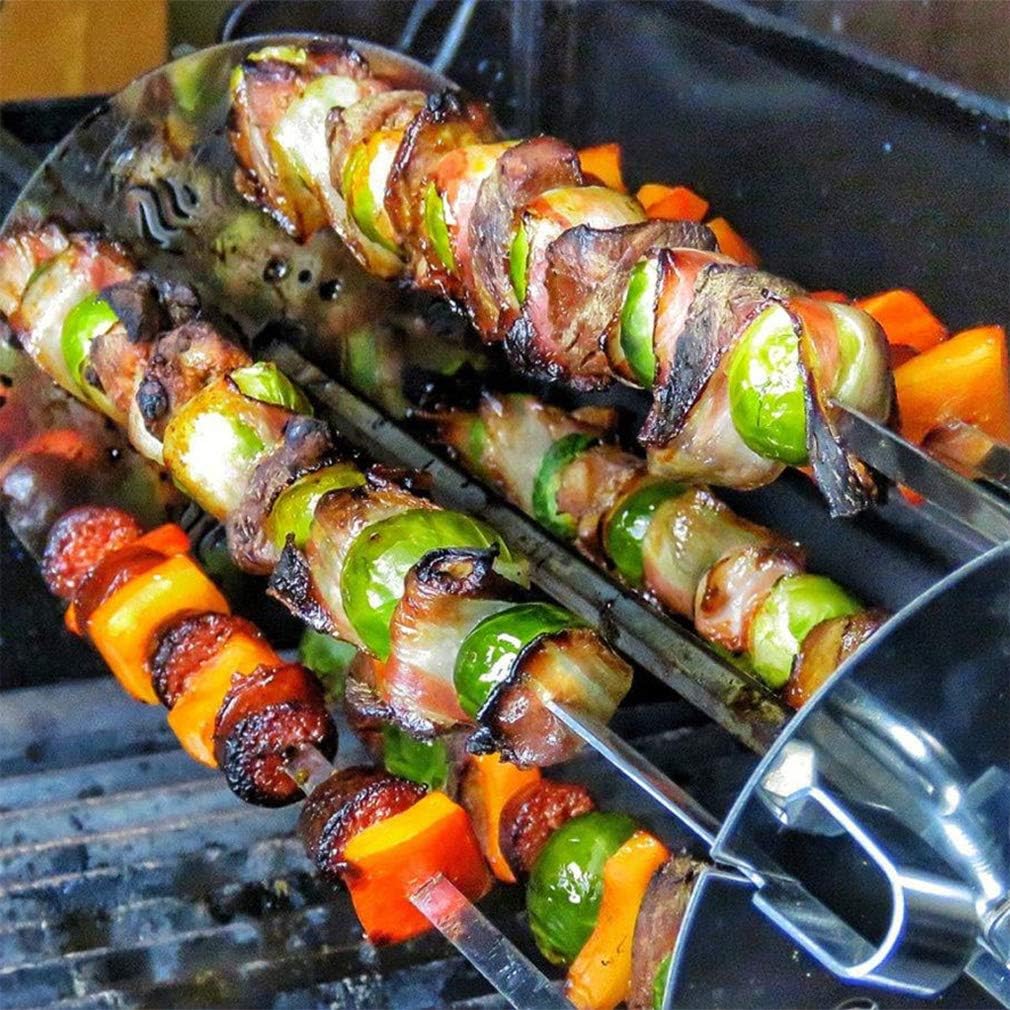 Stainless Steel Rotating Skewer System Pack of 2 M785469