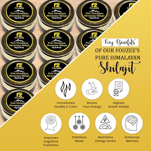 Pure Himalayan Shilajit 77% Fulvic Acid Hard Consistency 10 Grams E44319