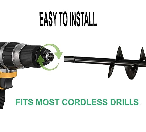 3 Pack Spiral Hole Planter Drill Bit with Extension Y95548