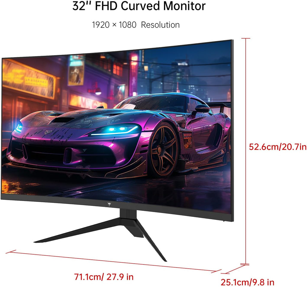 32 Inch FHD 1080p Curved Gaming Monitor L9943