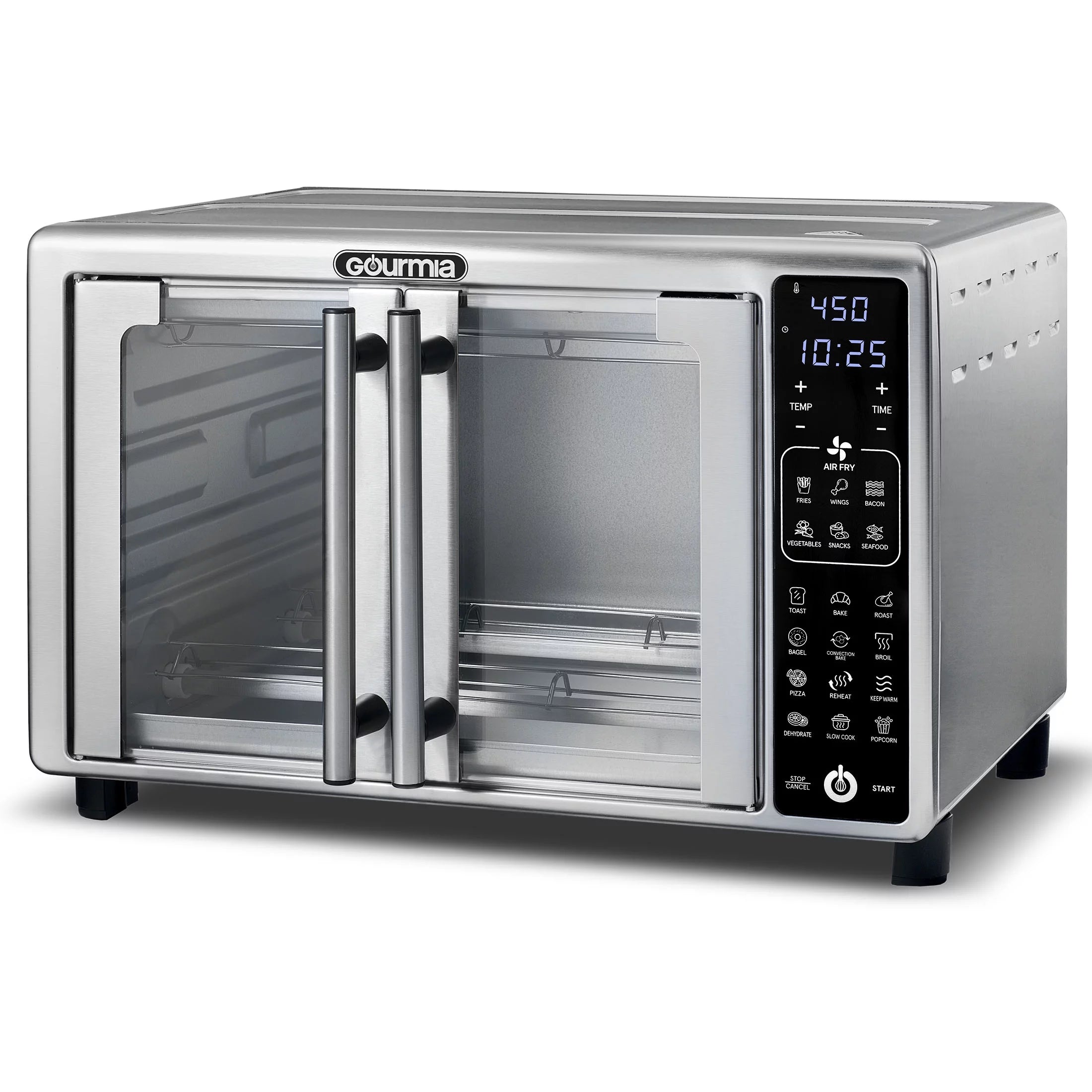 6-Slice Digital Toaster Oven Air Fryer with Stainless Steel Z614145