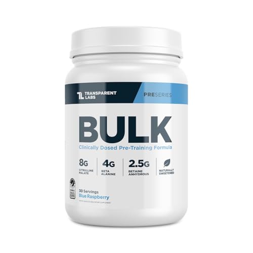 30 Servings Blue Raspberry Pre-Workout Powder & 30 Servings Tropical Punch Creatine HMB C726