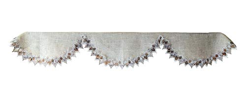 90 Inch Lace Mantel Shelf Scarf Runner S367