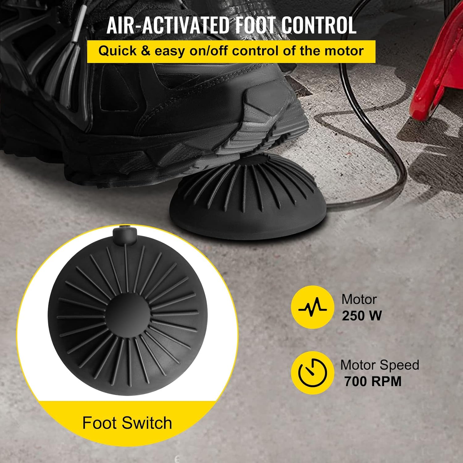 50 Ft x 3/8 Inch Portable Drain Cleaner with 8 Auger Bits I6026