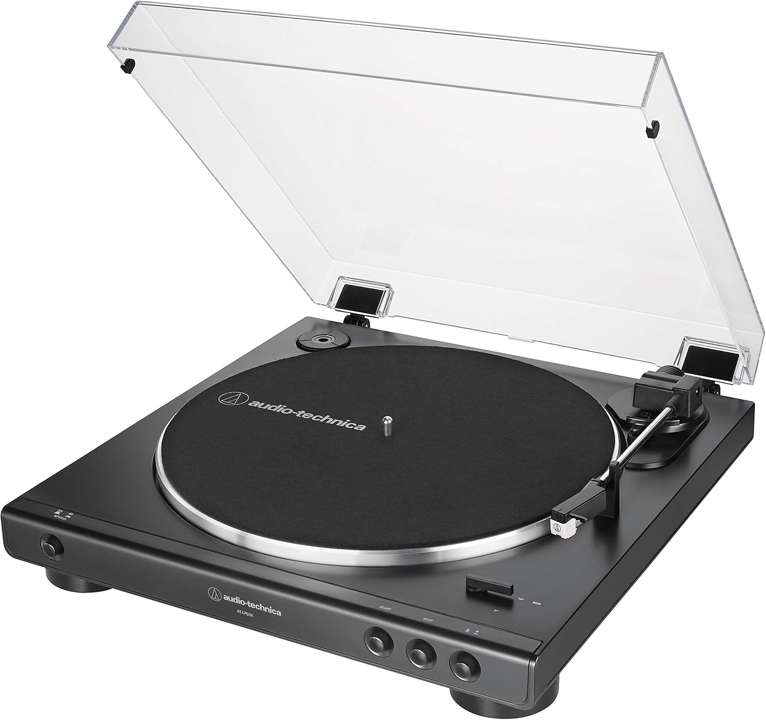 Black Fully Automatic Belt-Drive Stereo Turntable B791850