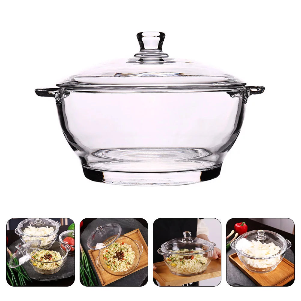 Tempered Glass Salad Bowl K148