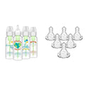 8 oz Narrow Baby Bottles with Silicone Nipple Y4963