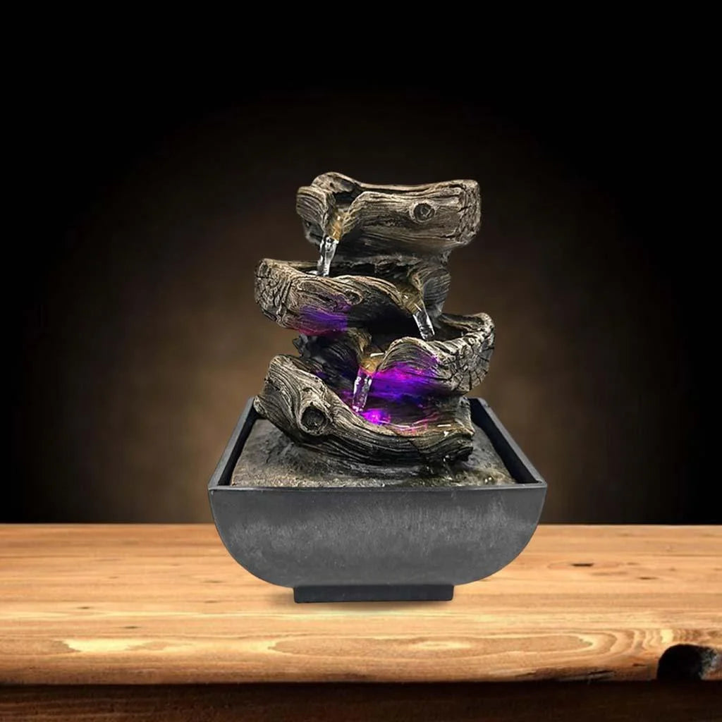 Mini Tabletop Fountain Water Fountain with Automatic Pump G592538