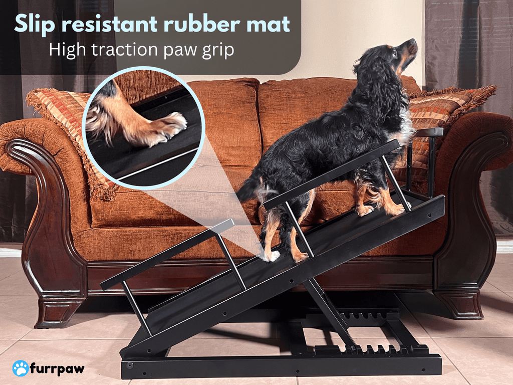 Adjustable 10" to 20" Anti Slip Pet Ramp for Couch S3970