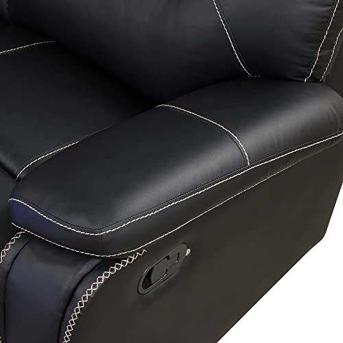 Brown Manual Reclining Sectional Sofa with LED Z503046