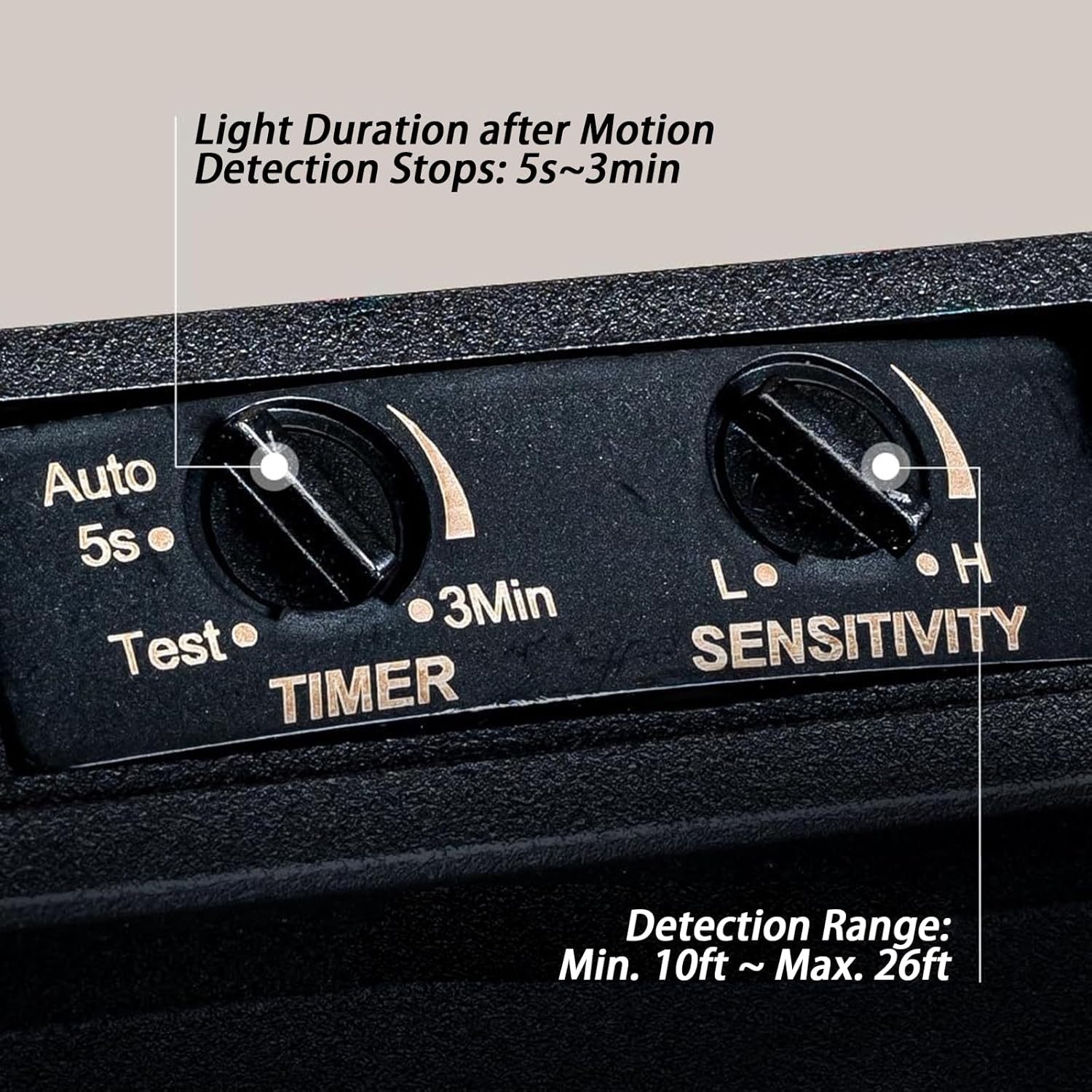 Industrial Motion Sensor Outdoor Flush Mount Ceiling Light, Water Ripple Glass Square Black 2-Light H17955