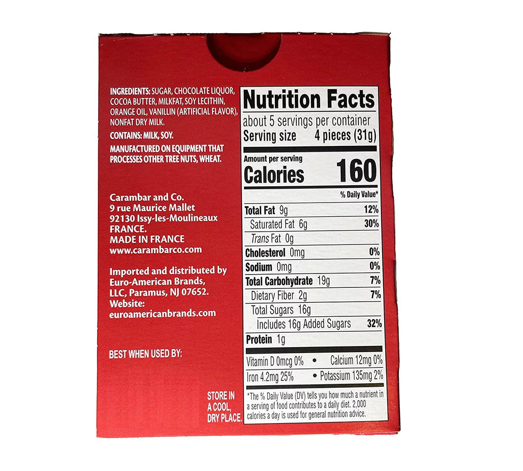 Dark Chocolate Orange 5.53 oz 12 pack J889433