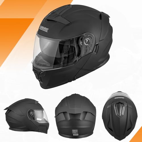 Modular Full Face Flip up Motorcycle Helmet P9089