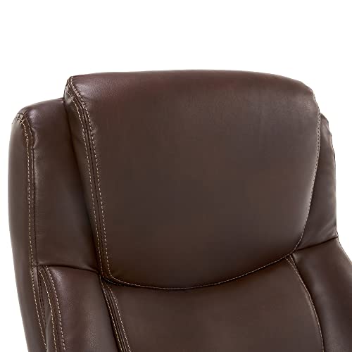 Black Bonded Leather High Back Executive Office Chair E9354