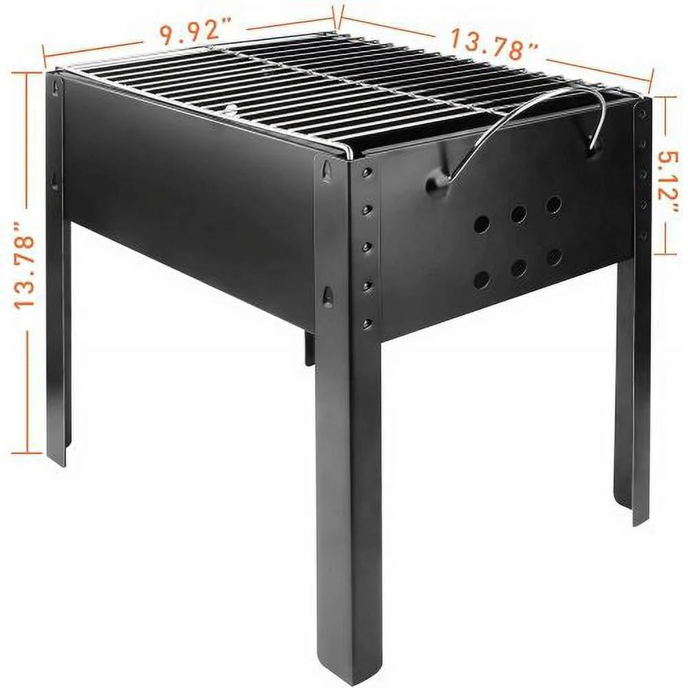 14'' Portable Charcoal Grill with Wheels H807