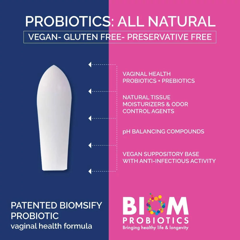 15 Count Vaginal Probiotic Suppository F254