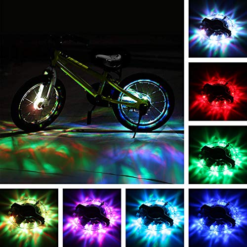 Rechargeable LED Bike Wheel Hub Lights W41927
