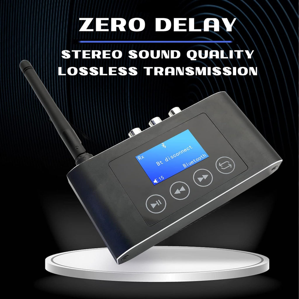 Bluetooth 5.1 Audio Transmitter Receiver Pack of 2 W4074