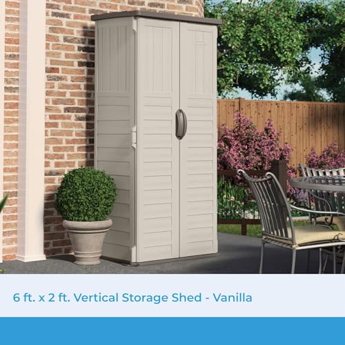 Vanilla Vertical Outdoor Storage Shed Z901