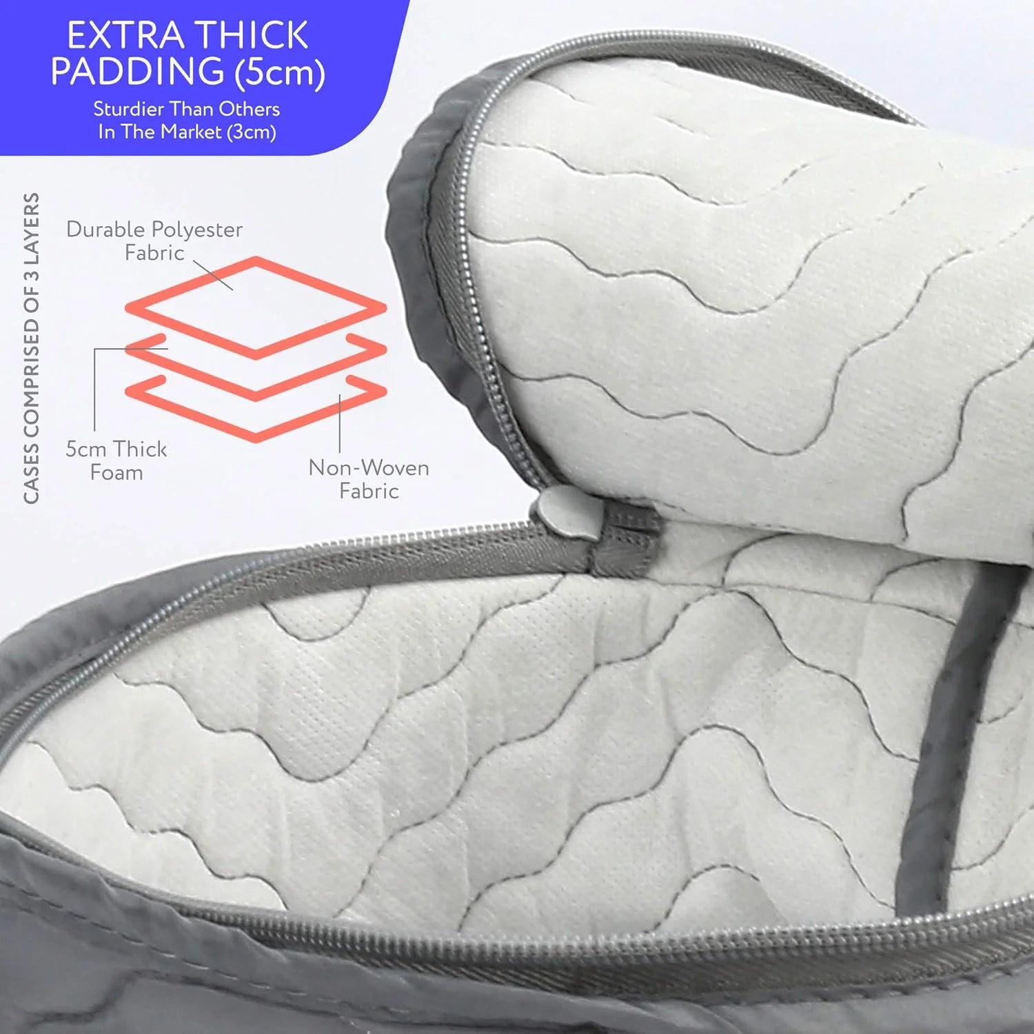Quilted 6-Piece Storage Box Set C286