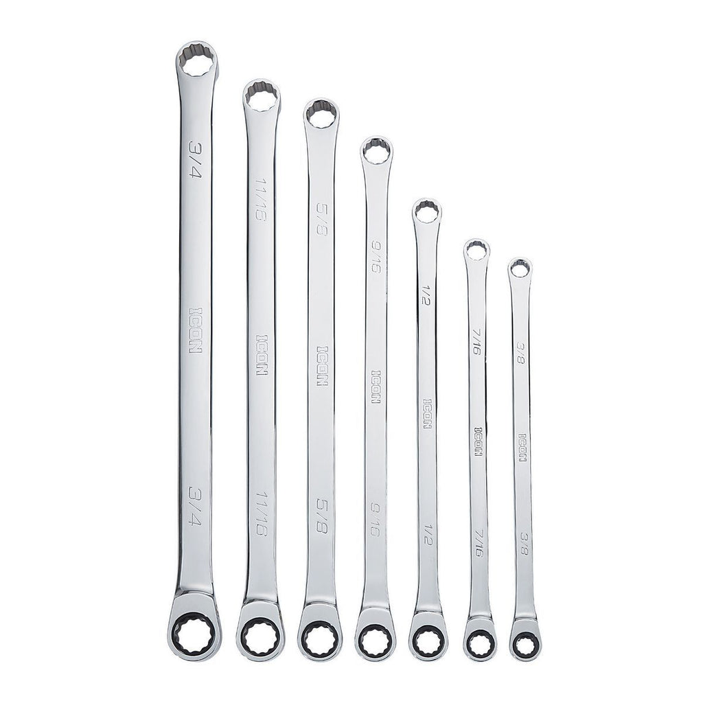 7 Piece SAE Double Box Ratcheting Wrench V8103