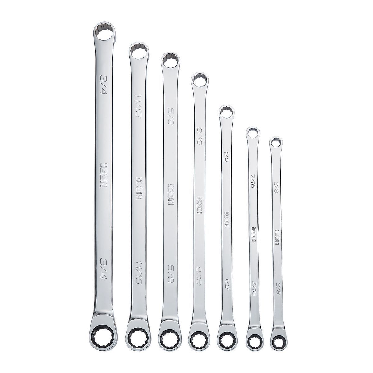 7 Piece SAE Double Box Ratcheting Wrench V8103