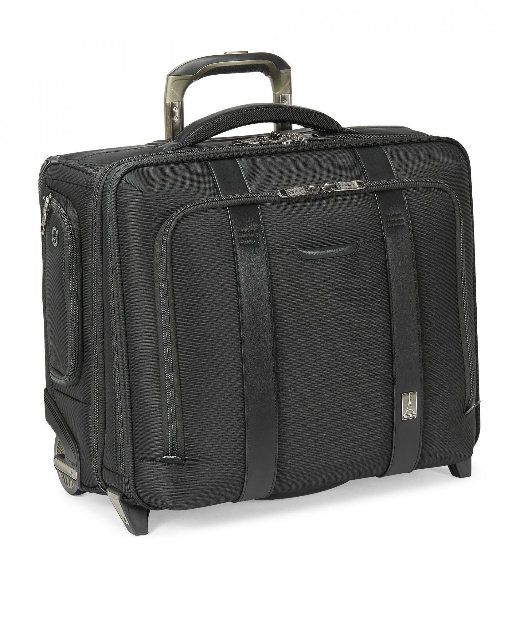 17" Wheeled Brief - Black J711